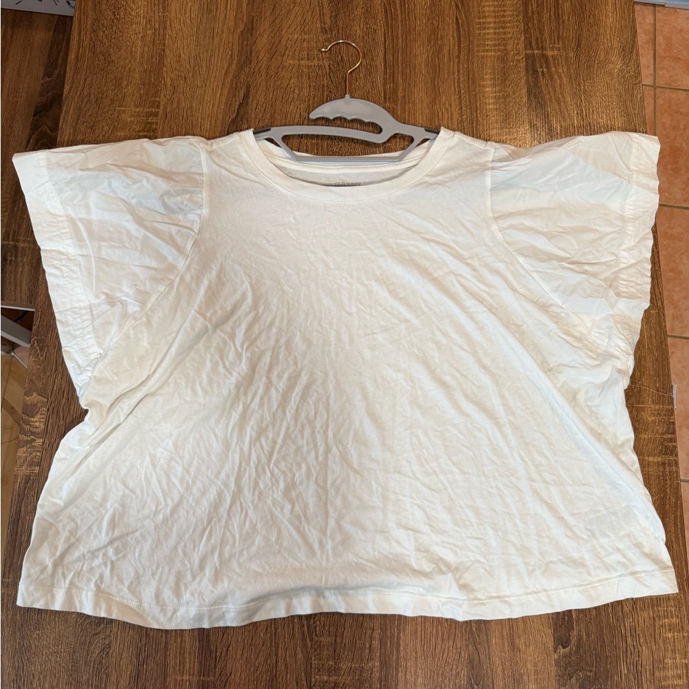 Old Navy Cream Short Sleeve Top